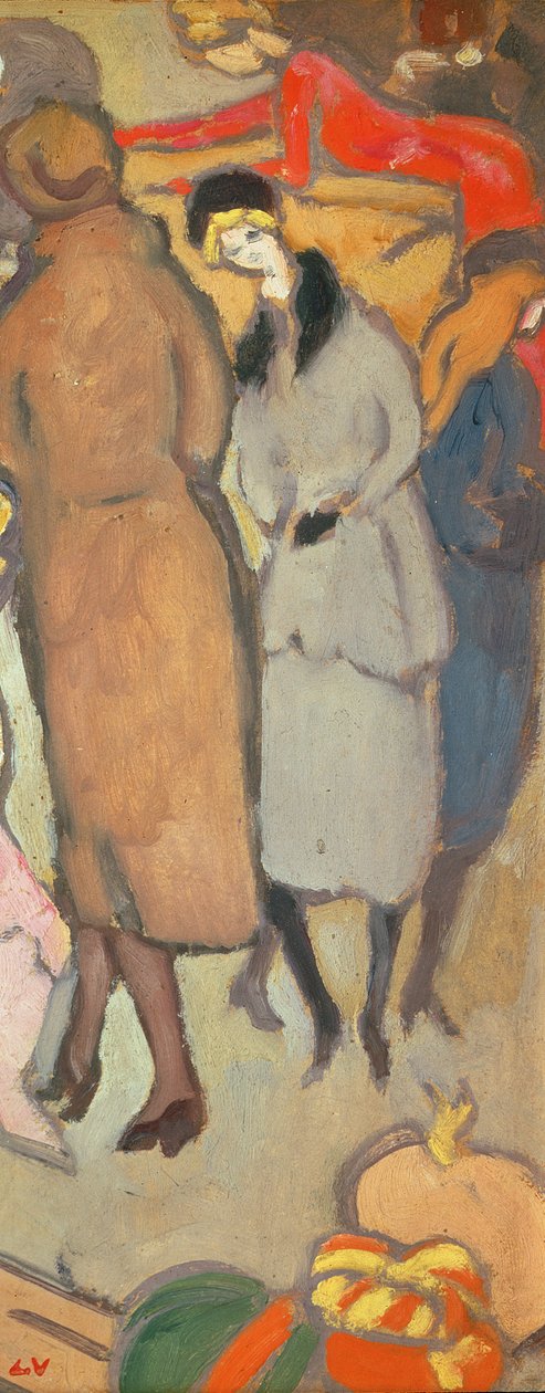 The Passantes (olja på duk) av Louis Valtat