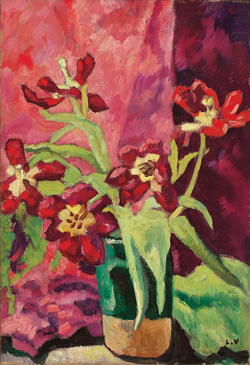 Vas, röda tulpaner; Vas, röda tulpaner av Louis Valtat