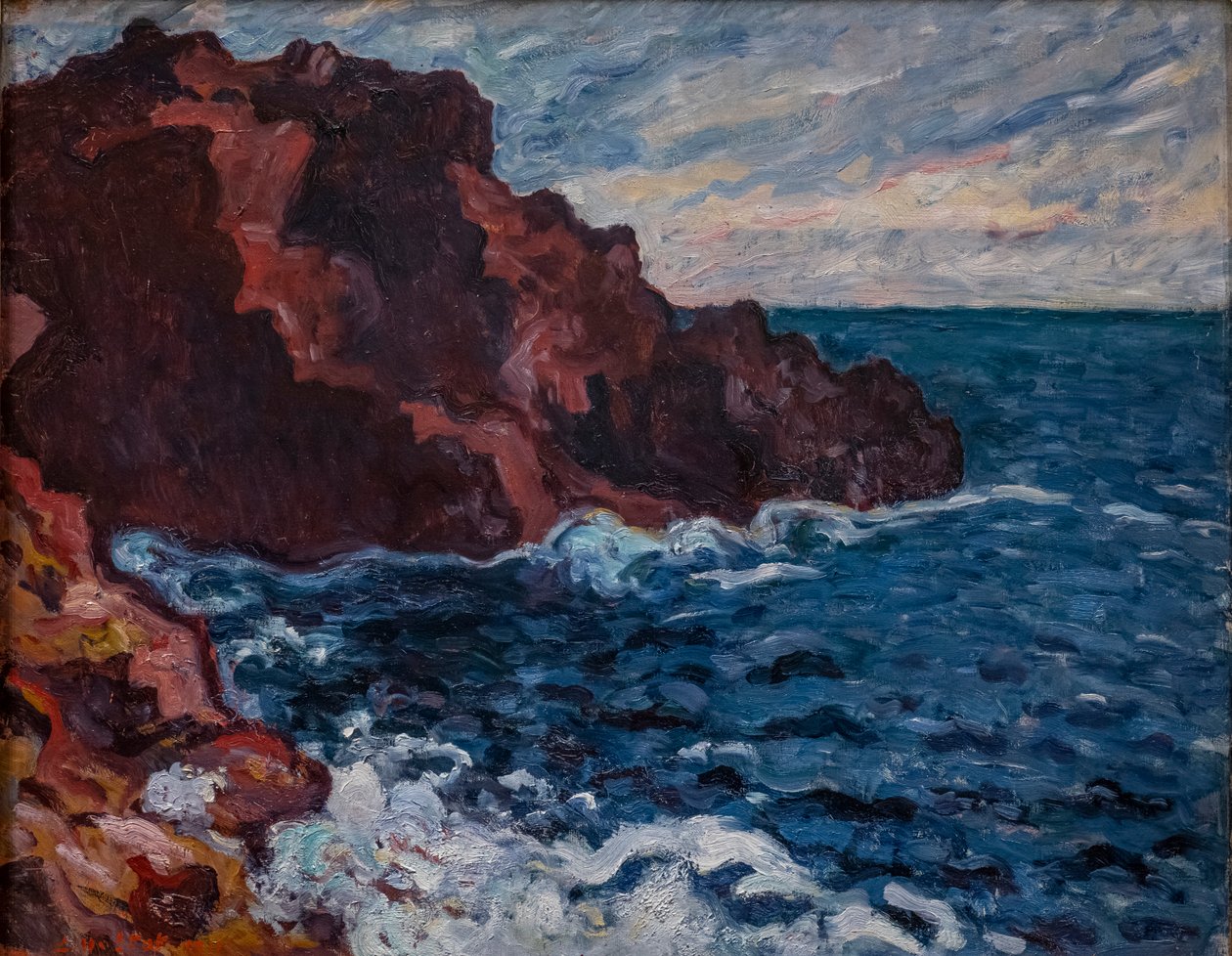 Violet stenar (Sea Tide) av Louis Valtat