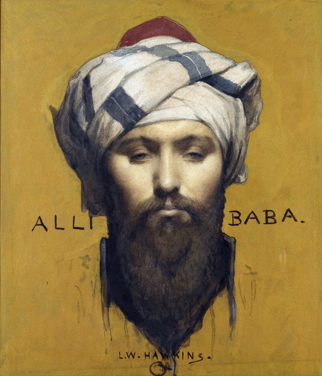 Ali Baba av Louis Welden Hawkins