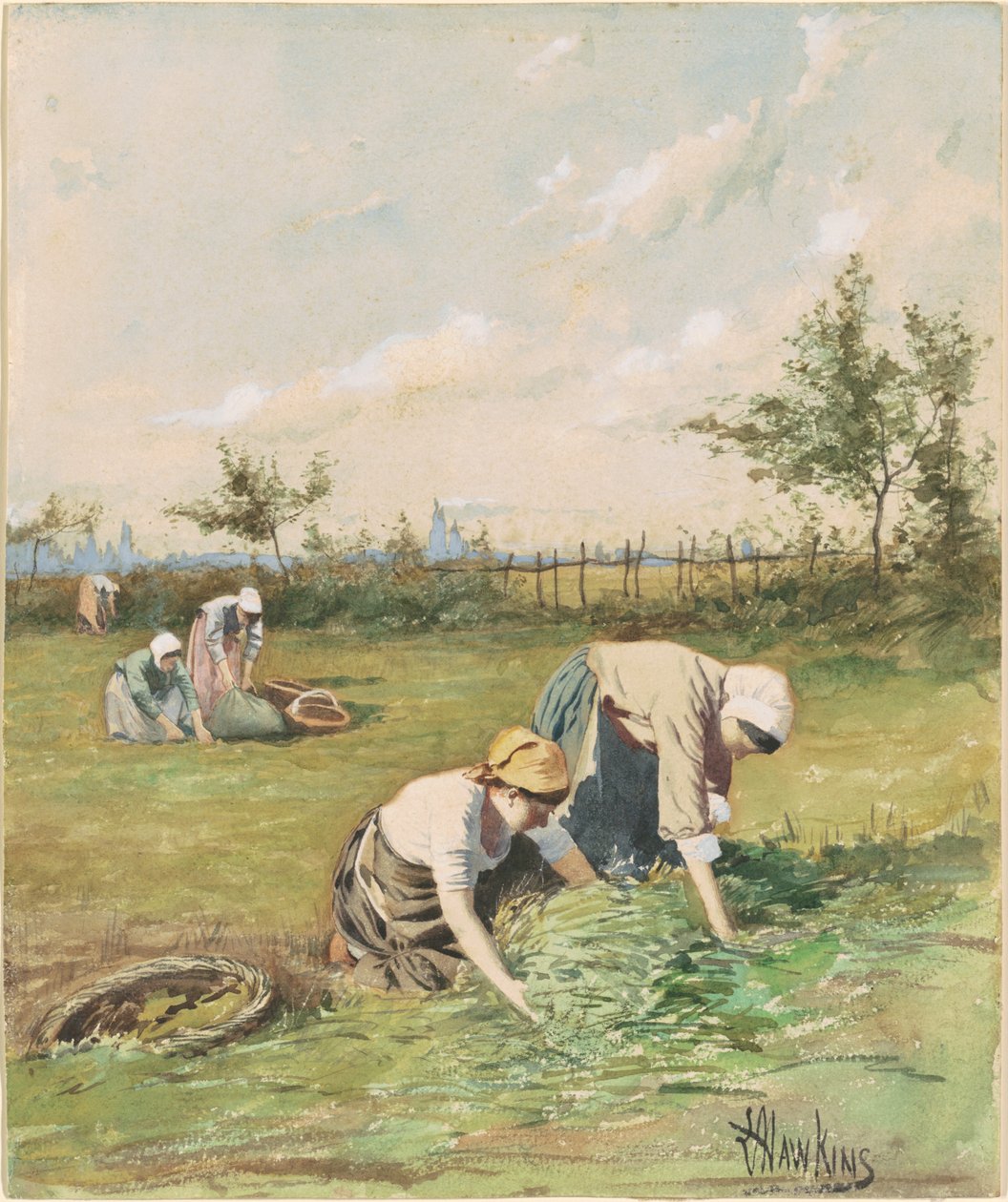 Plockare på fältet av Louis Welden Hawkins