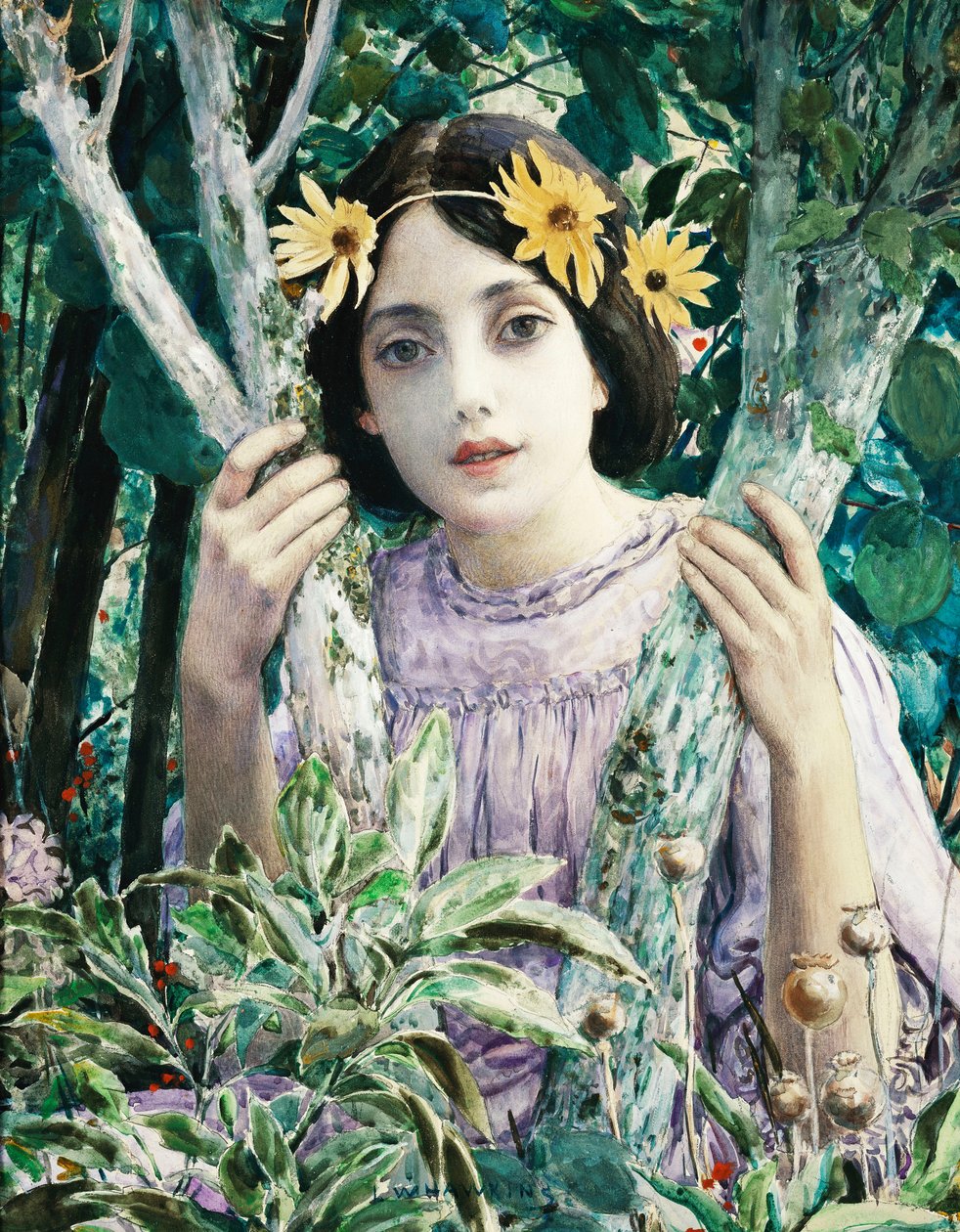Idyll, av Louis Welden Hawkins