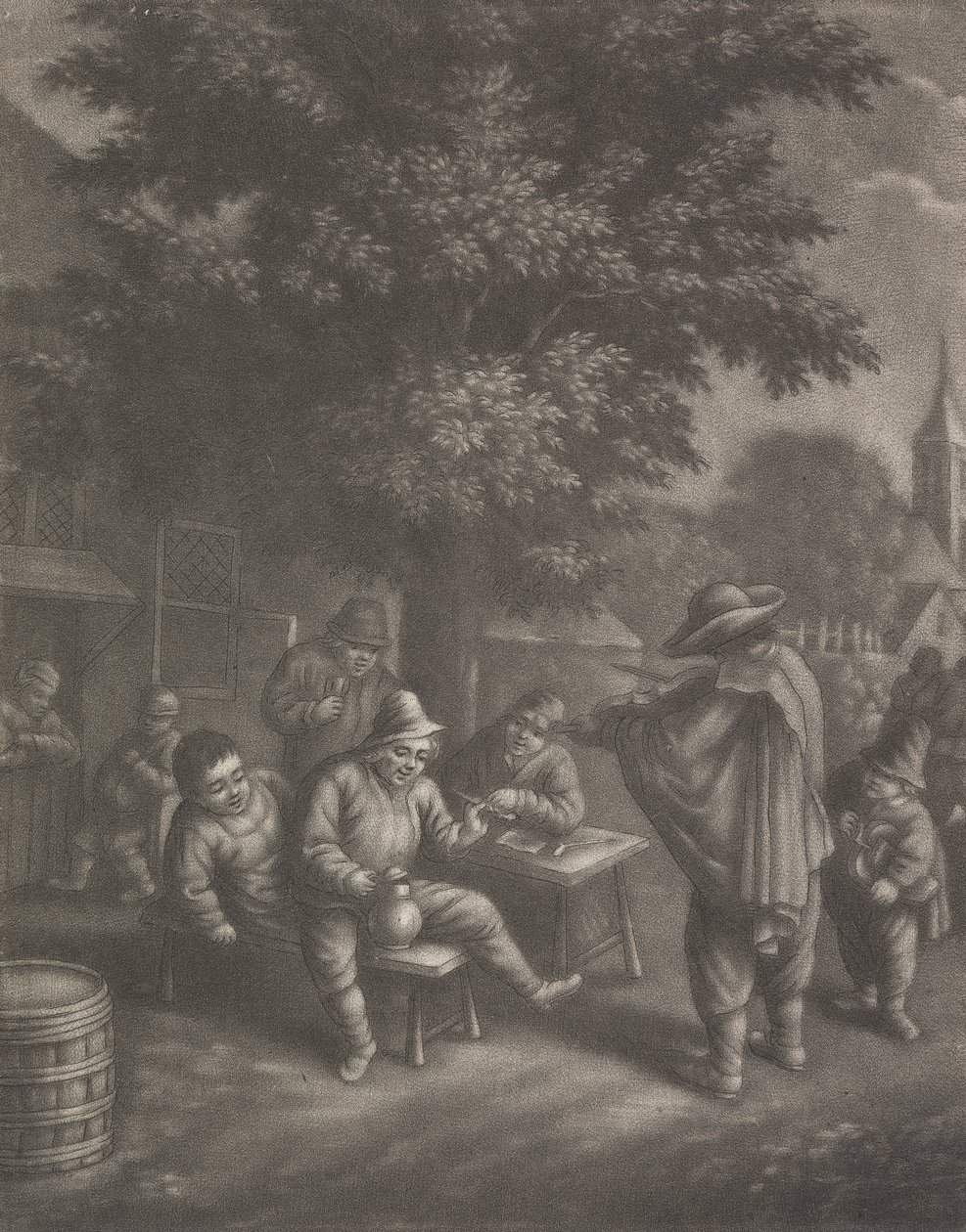 Vandrande musiker av Louis de Fontaine