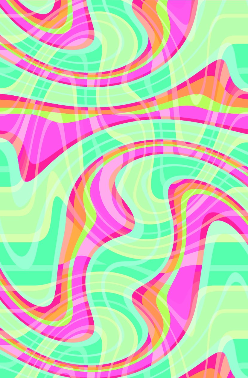 Crazy Waves (digital) av Louisa Hereford