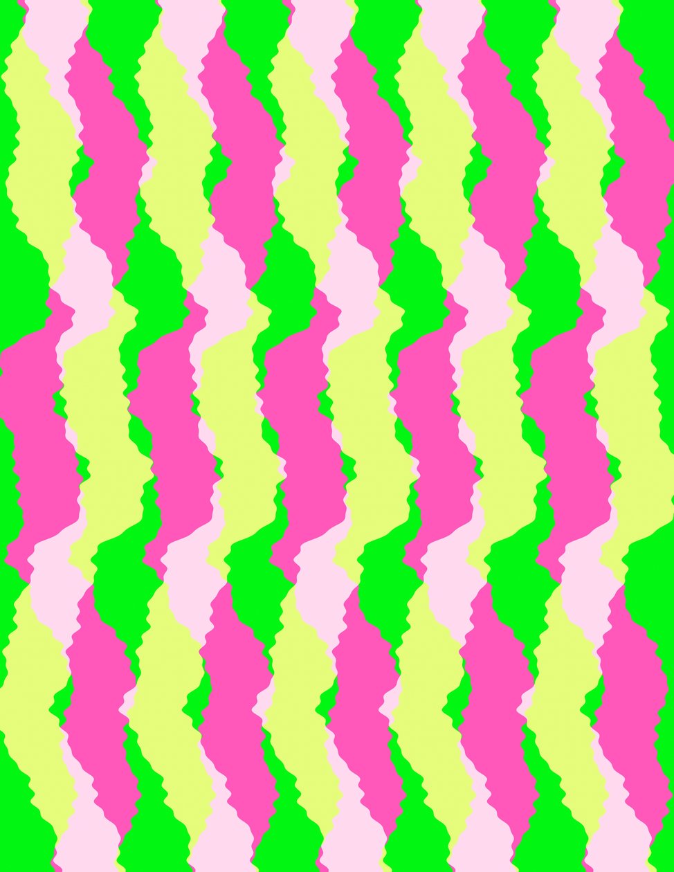 Funky Stripes, 2011 (digital) av Louisa Hereford