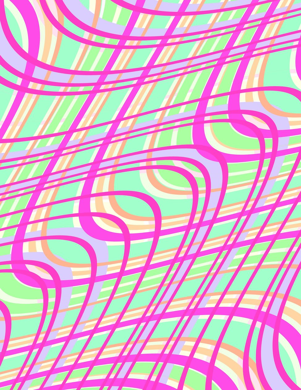 Swirly Check, 2011 (digital) av Louisa Hereford