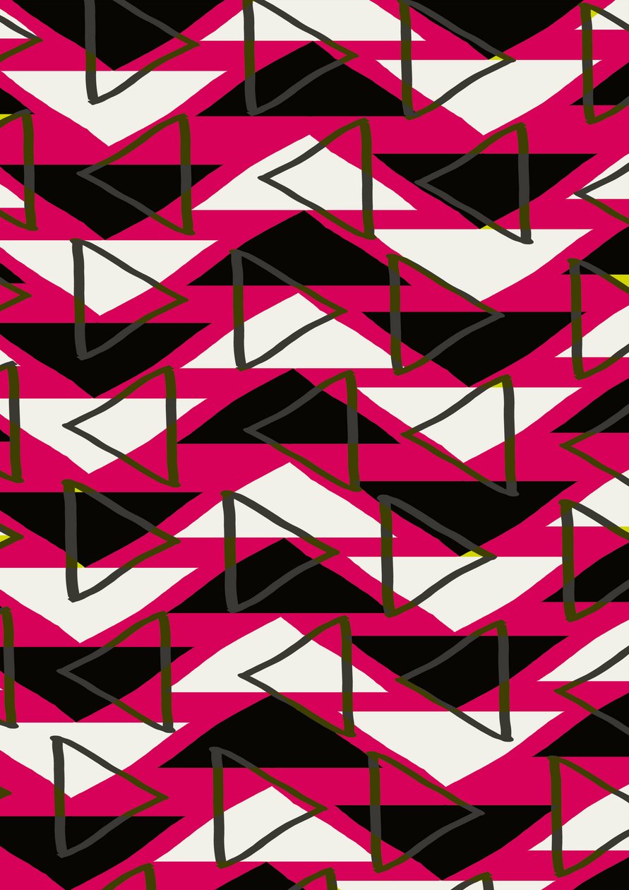 Trianglar (digital) av Louisa Hereford