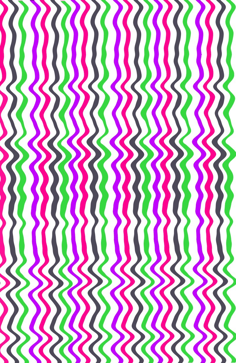 Wavy Stripe, 2014 (digitala medier) av Louisa Hereford