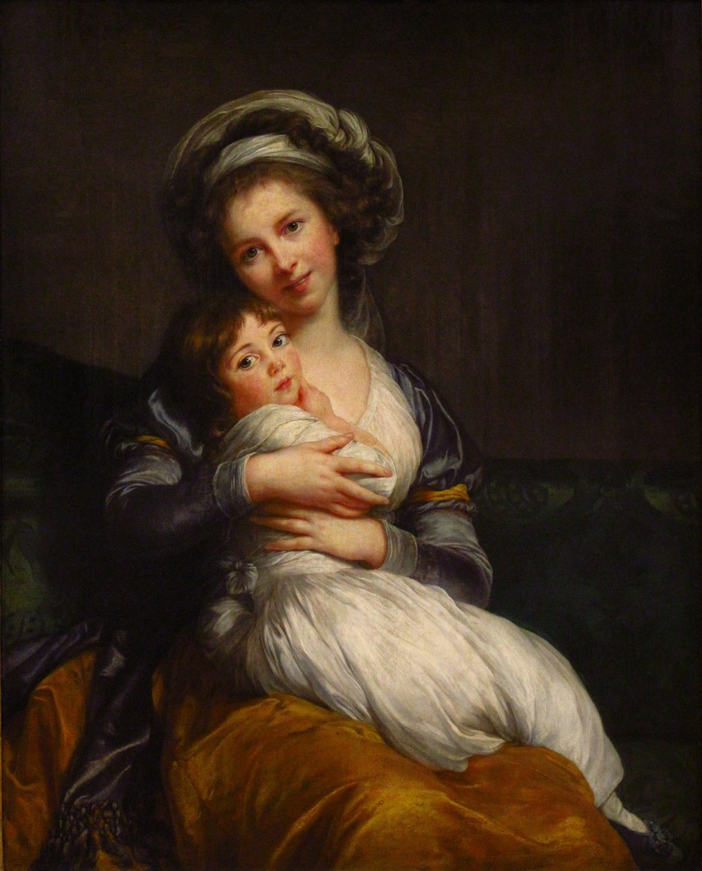 Madame Vigée-Le Brun et sa fille av Elisabeth Louise Vigee Lebrun