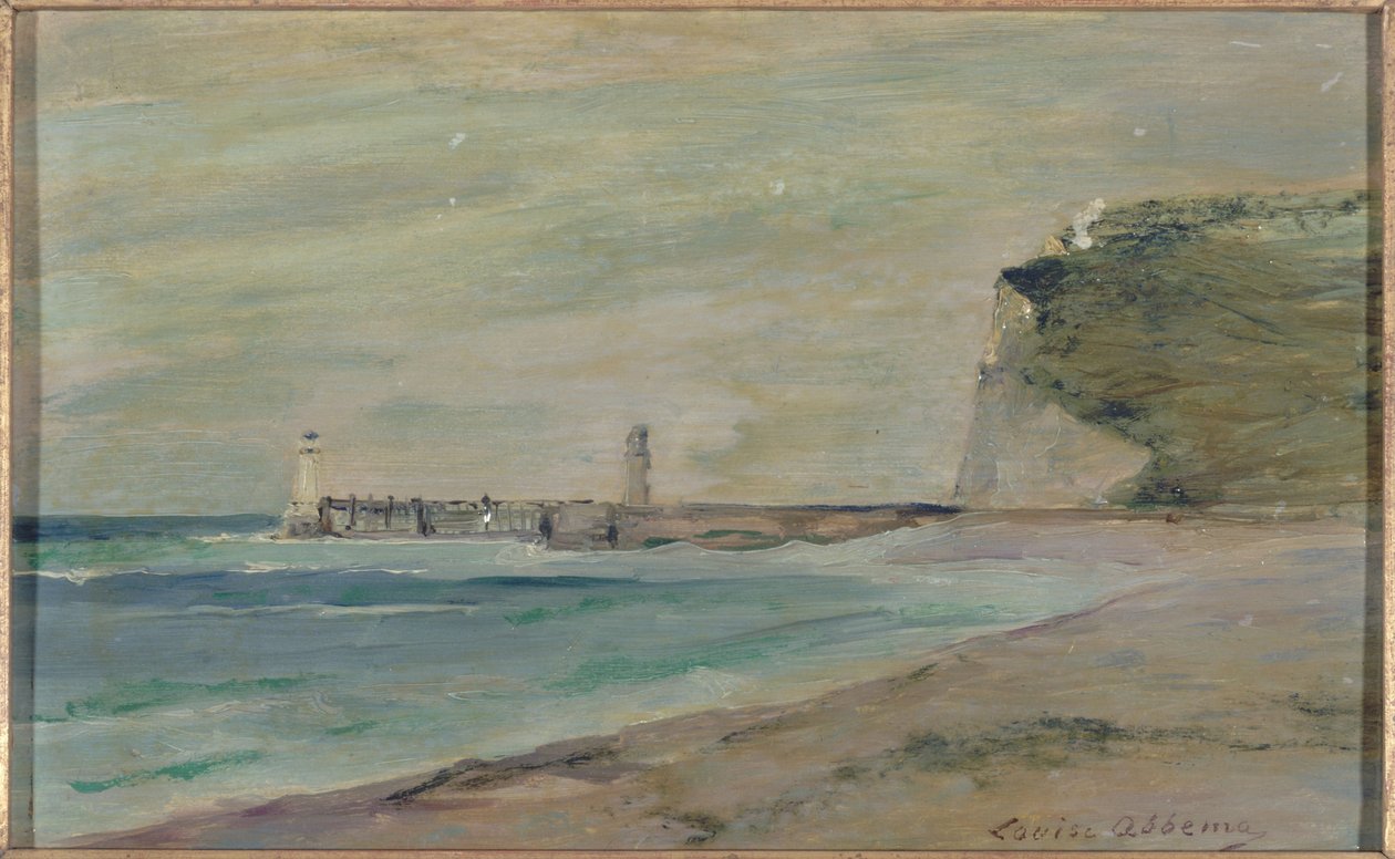 Strandlandskap, Fécamp av Louise Abbéma