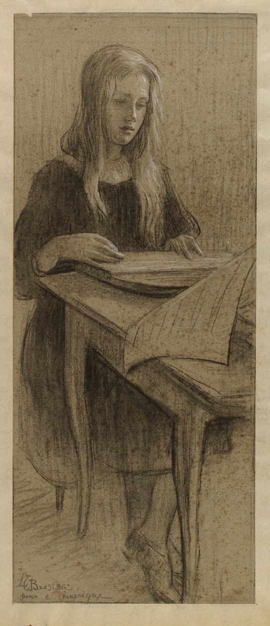 Skolflicka av Louise Breslau