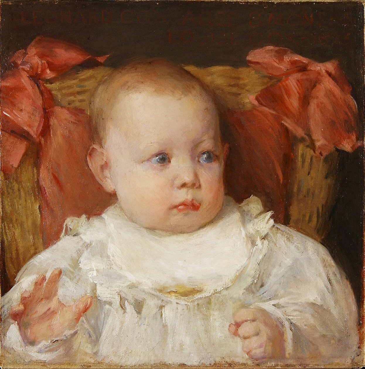 Porträtt av Leonard Cox av Louise Cox