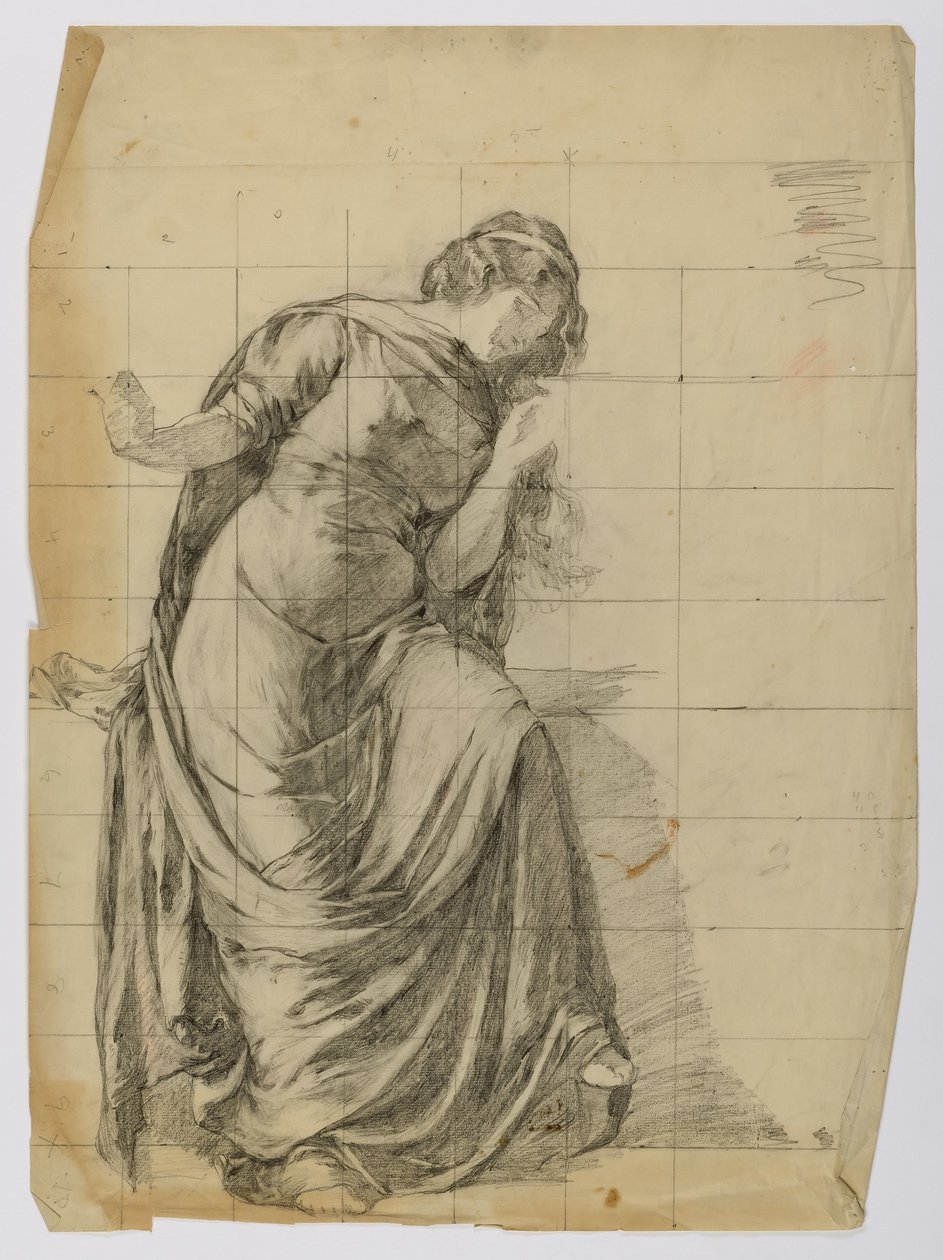 Utan titel (Draperad kvinnofigur) av Louise Cox
