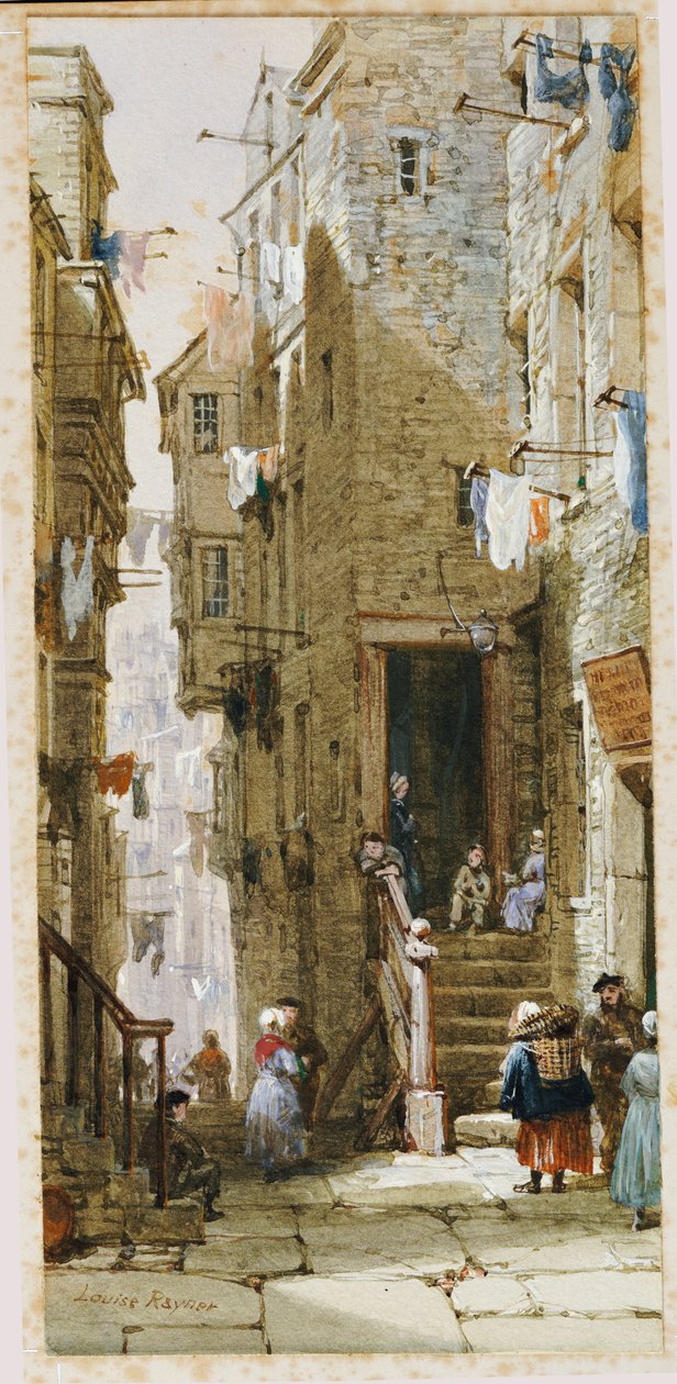 Gatubild i Edinburgh av Louise Ingram Rayner