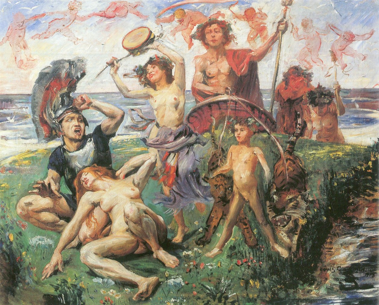  Ariadne på Naxosn av Lovis Corinth
