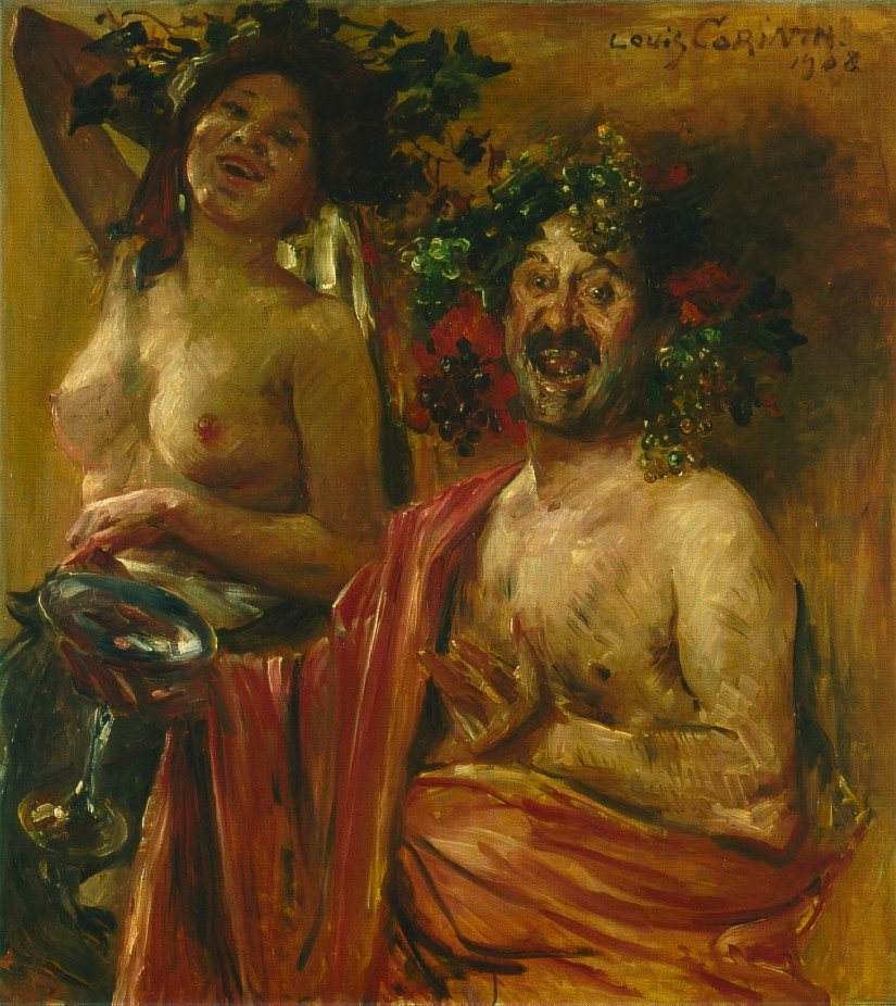  Bacchantenpaarn av Lovis Corinth