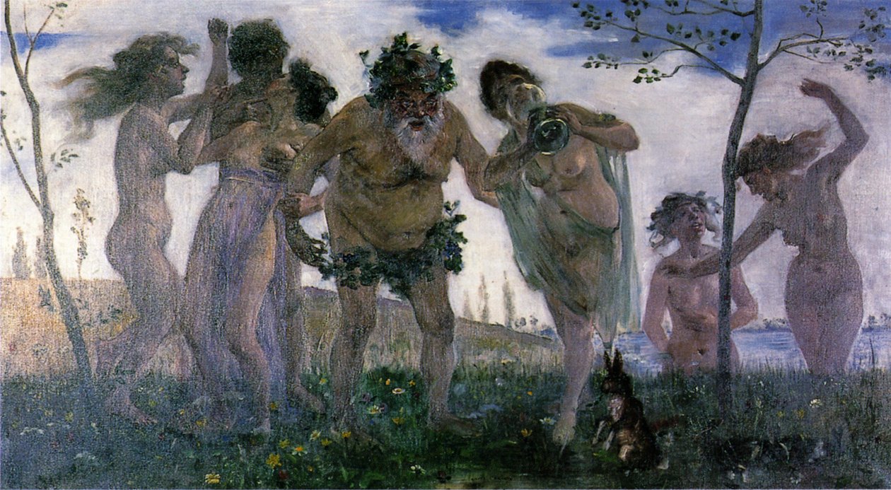 Bacchantenzugn av Lovis Corinth