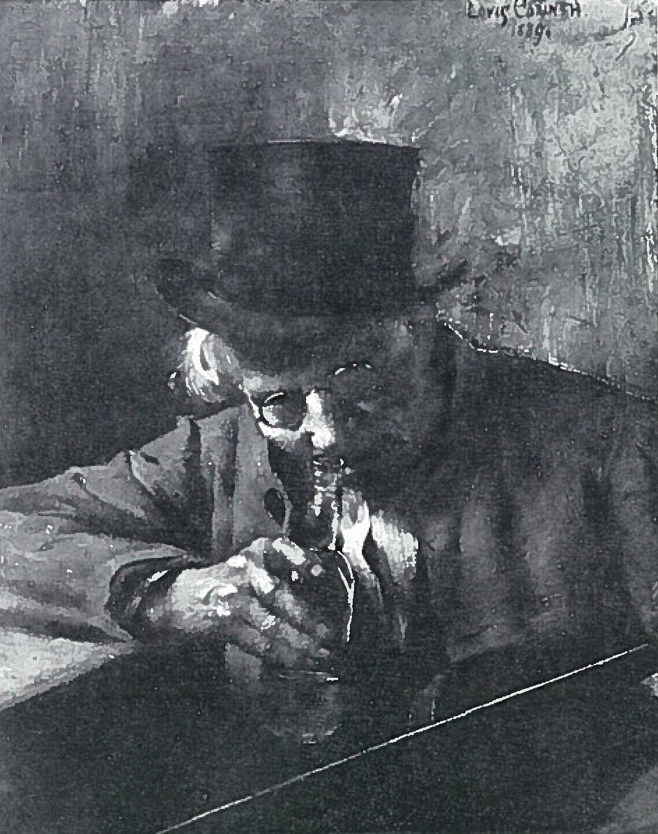  Der alte Trinkern av Lovis Corinth