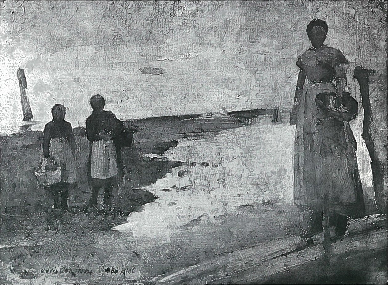  Drei Fischermadchenn av Lovis Corinth