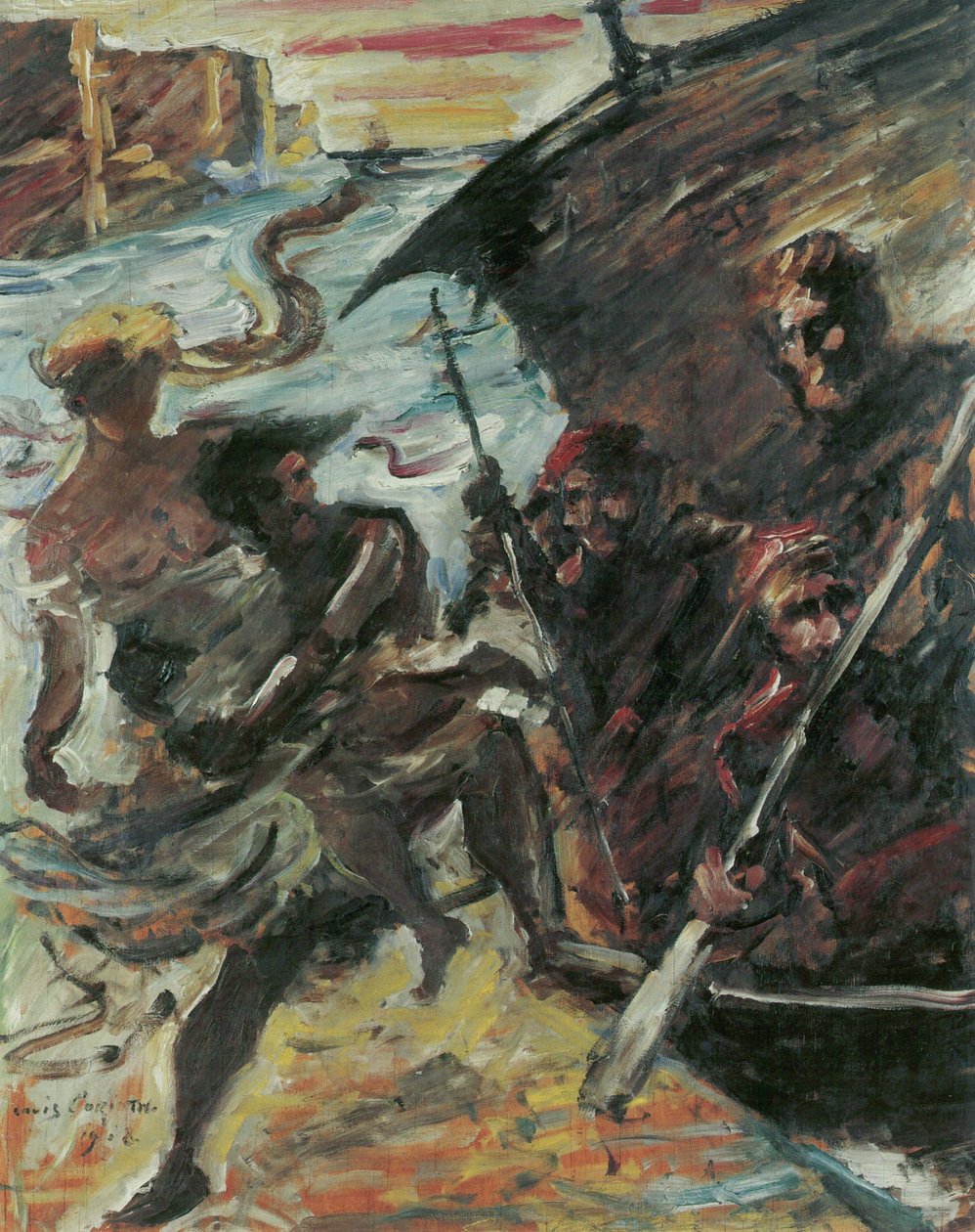  Frauenraubn av Lovis Corinth