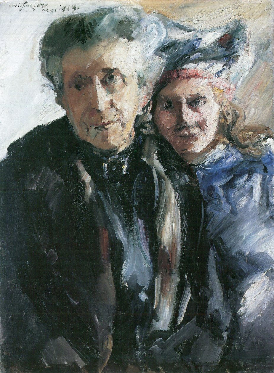  Gromutter und Enkelinn av Lovis Corinth