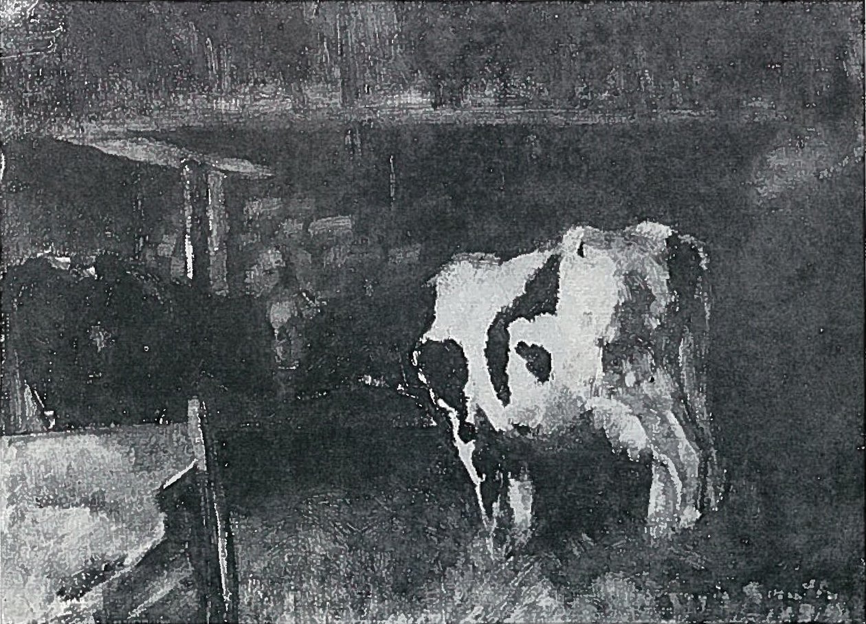  Kuhstalln av Lovis Corinth