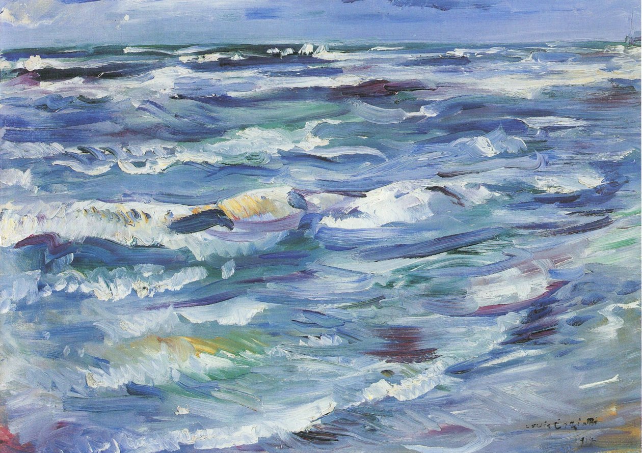  Meer bei La Spezian av Lovis Corinth