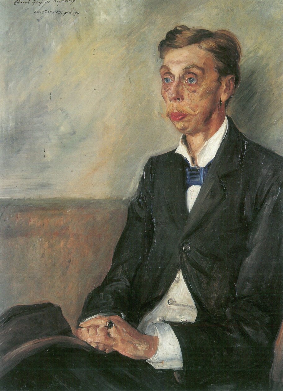  Portrat Eduard Graf von Kayserlingn av Lovis Corinth