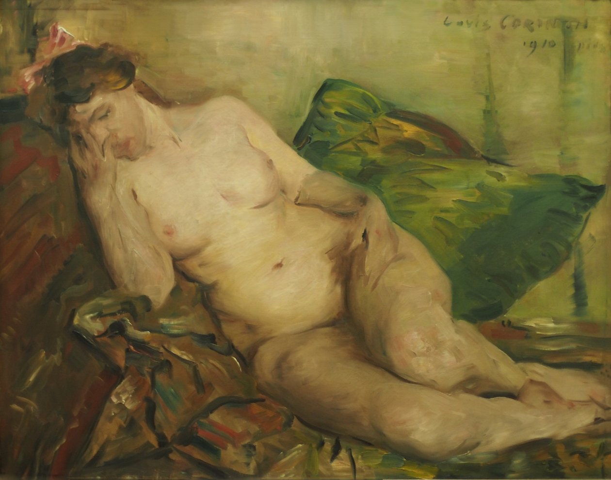 Ruhender Akt av Lovis Corinth