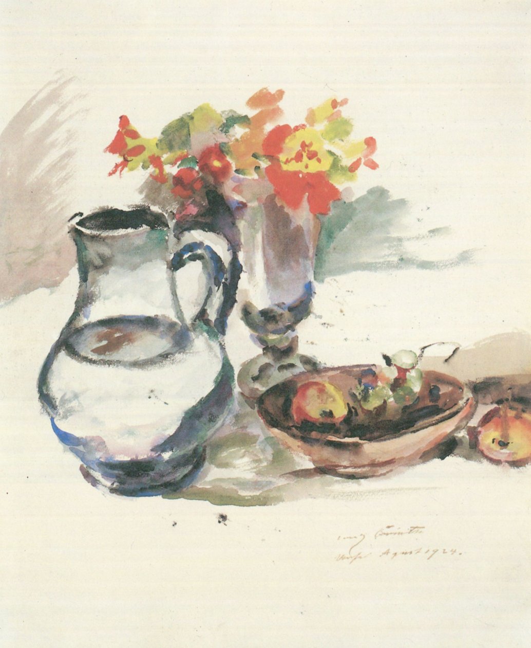  Stillleben Kapuziner-Straun av Lovis Corinth