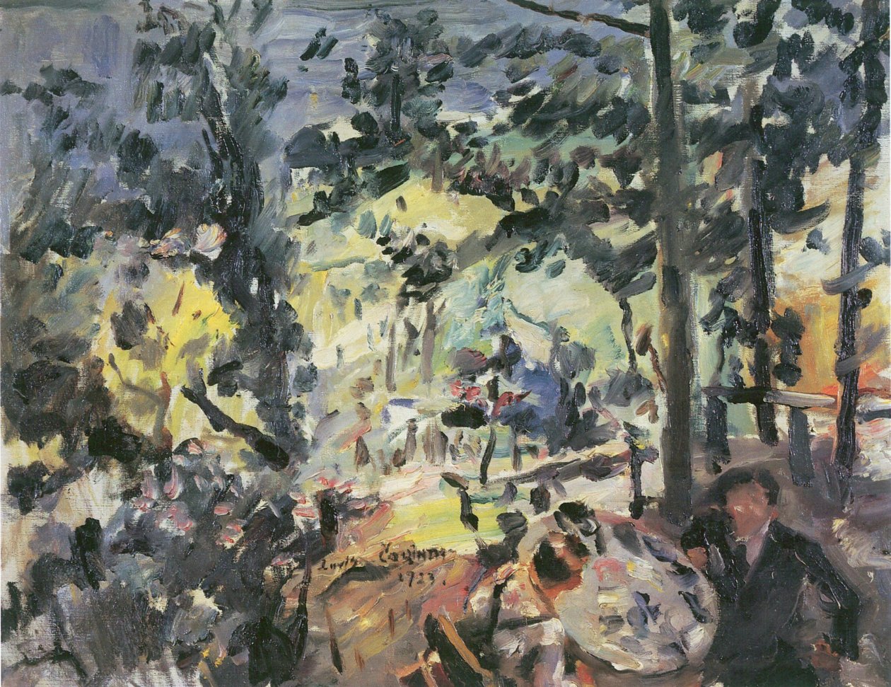  Wachensee, auf der Terrassen av Lovis Corinth