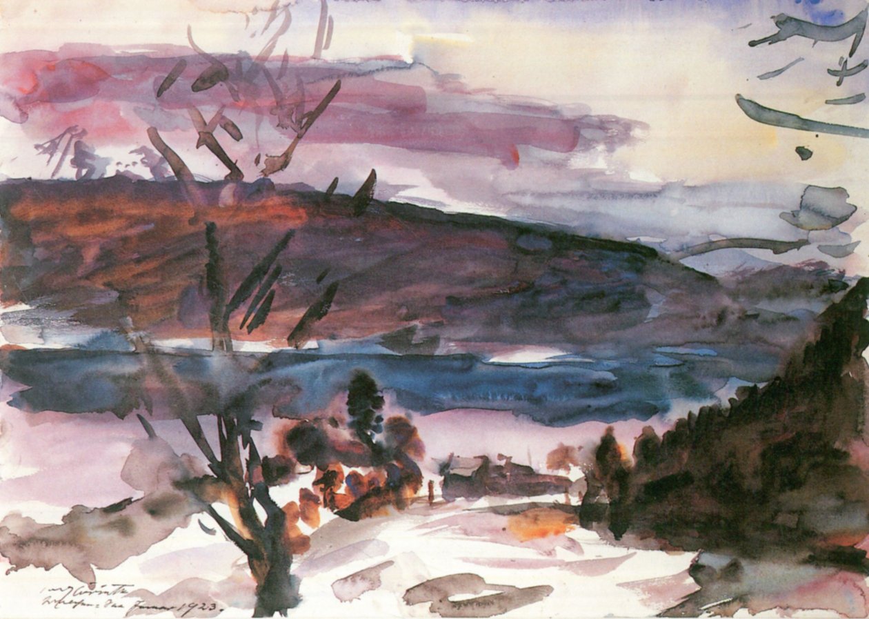  Walchenbergn av Lovis Corinth