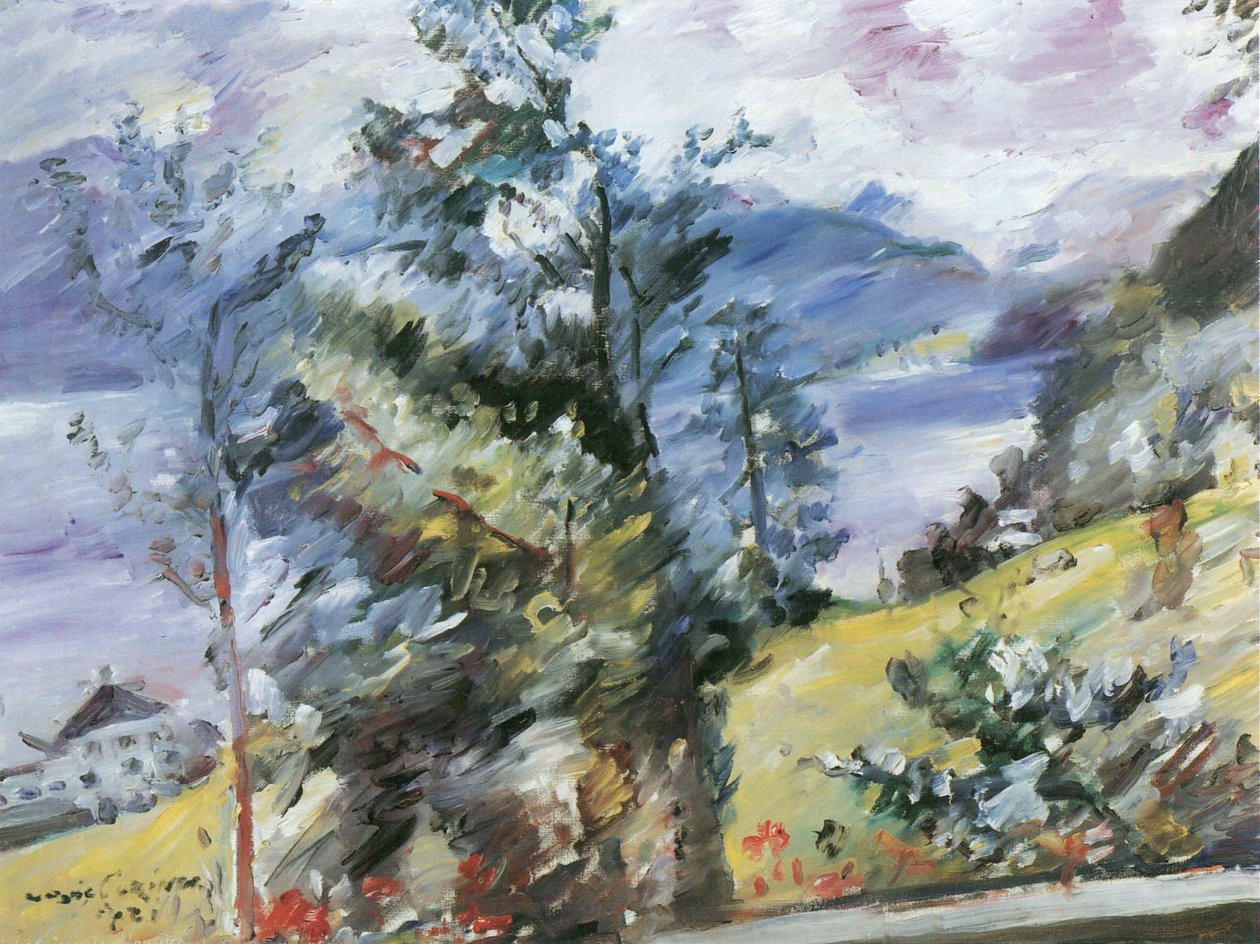  Walchensee, Blick auf den Wetterstein av Lovis Corinth