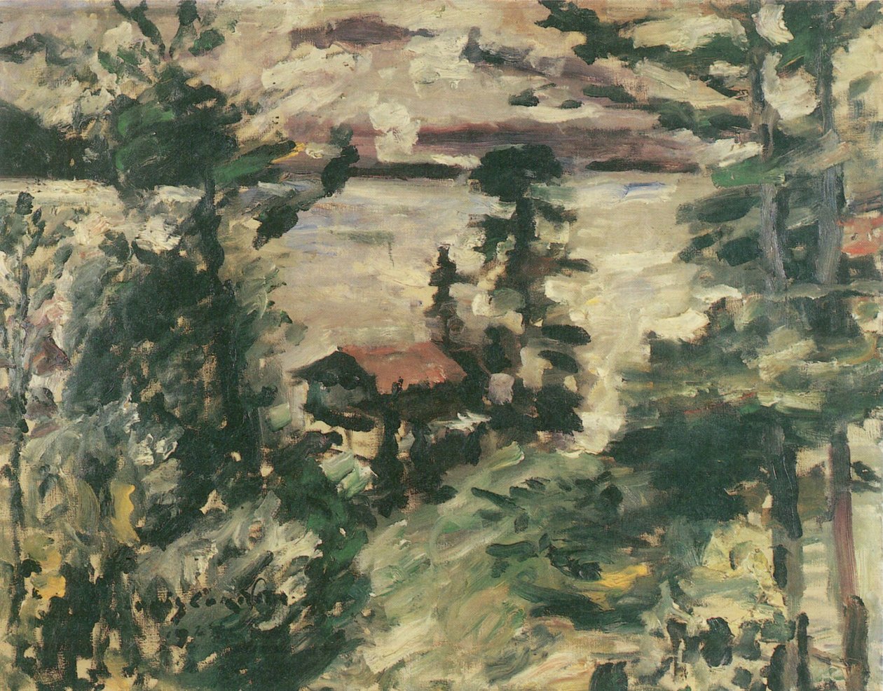  Walchensee, Morgennebeln av Lovis Corinth