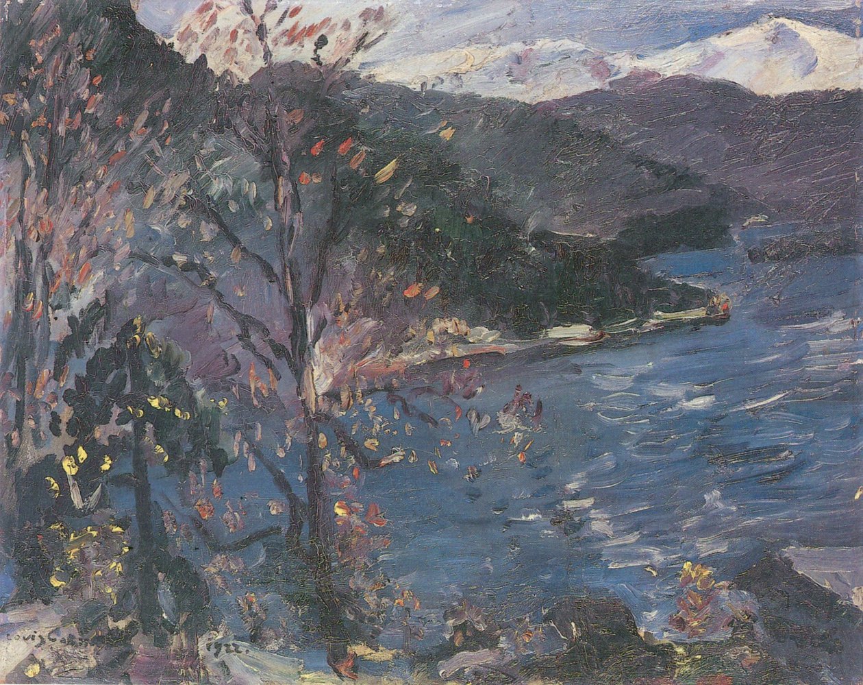  Walchensee im Herbstn av Lovis Corinth