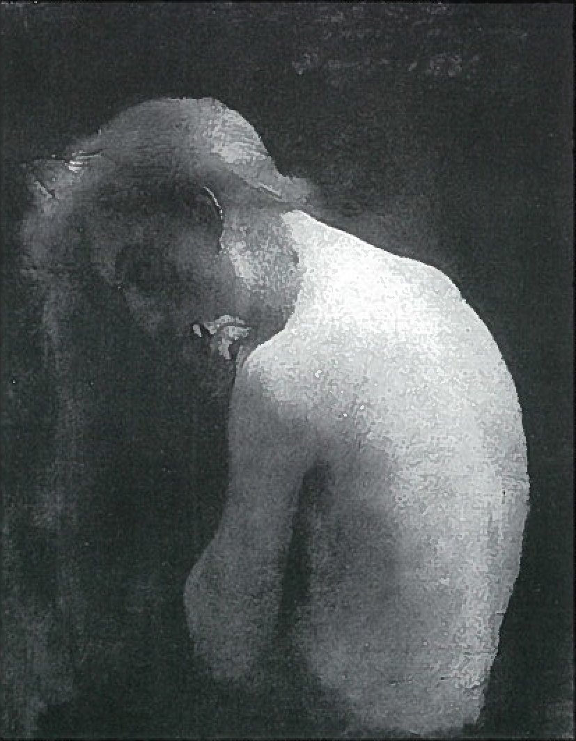  Weiblicher Halbaktn av Lovis Corinth