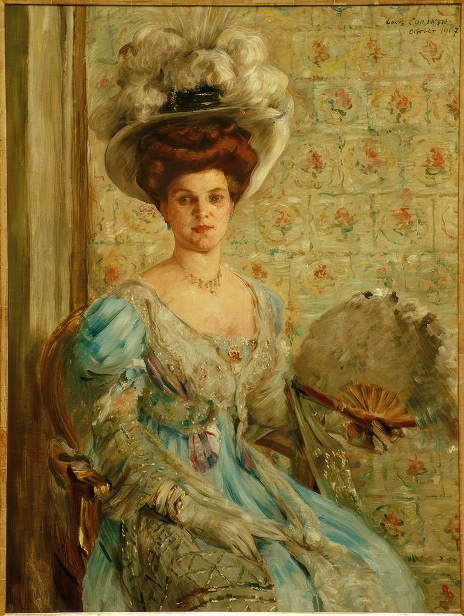 Porträtt av grevinnan Finkh (Eleonore von Wilke) av Lovis Corinth