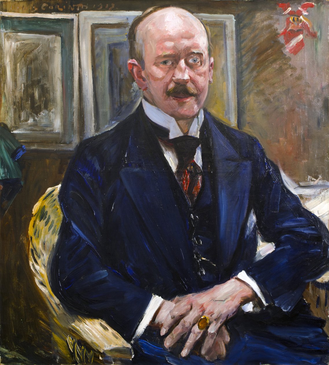 Porträtt av Alexander Freiherr von Reitzenstein, 1913 av Lovis Corinth