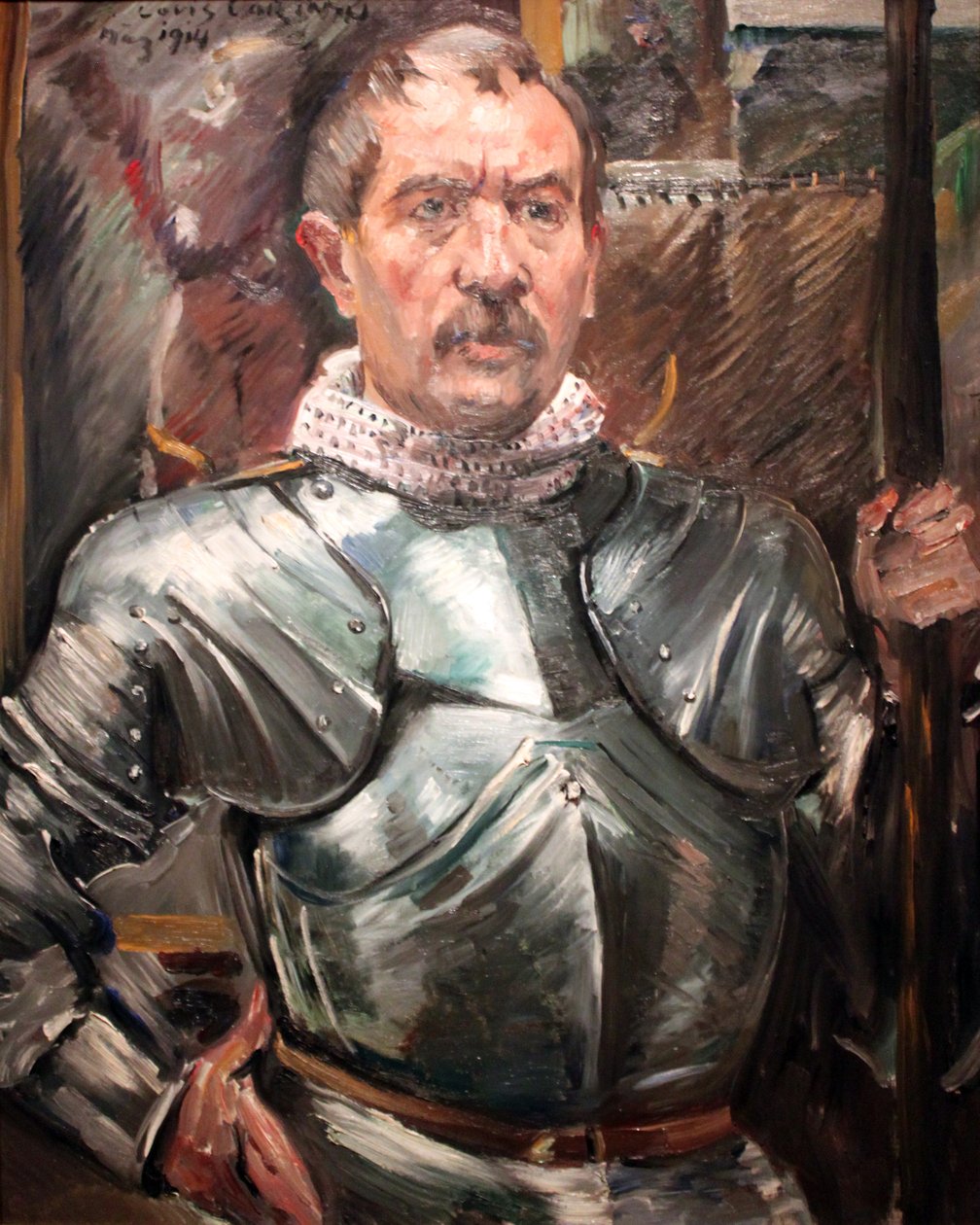 Self-Portrait in Armour av Lovis Corinth