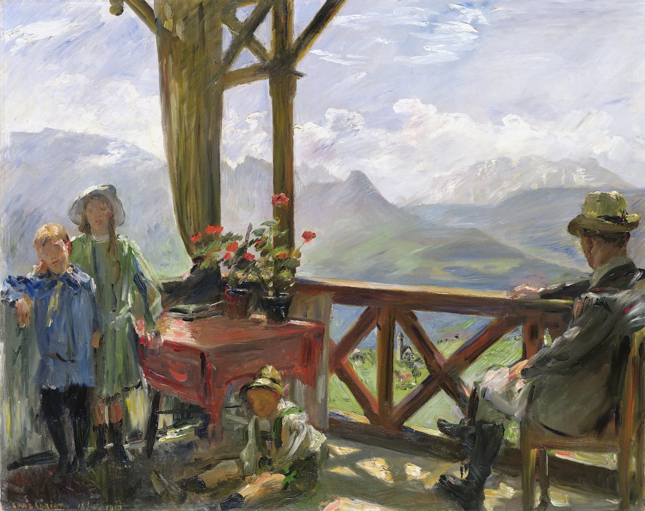 Klobenstein, 1910 av Lovis Corinth