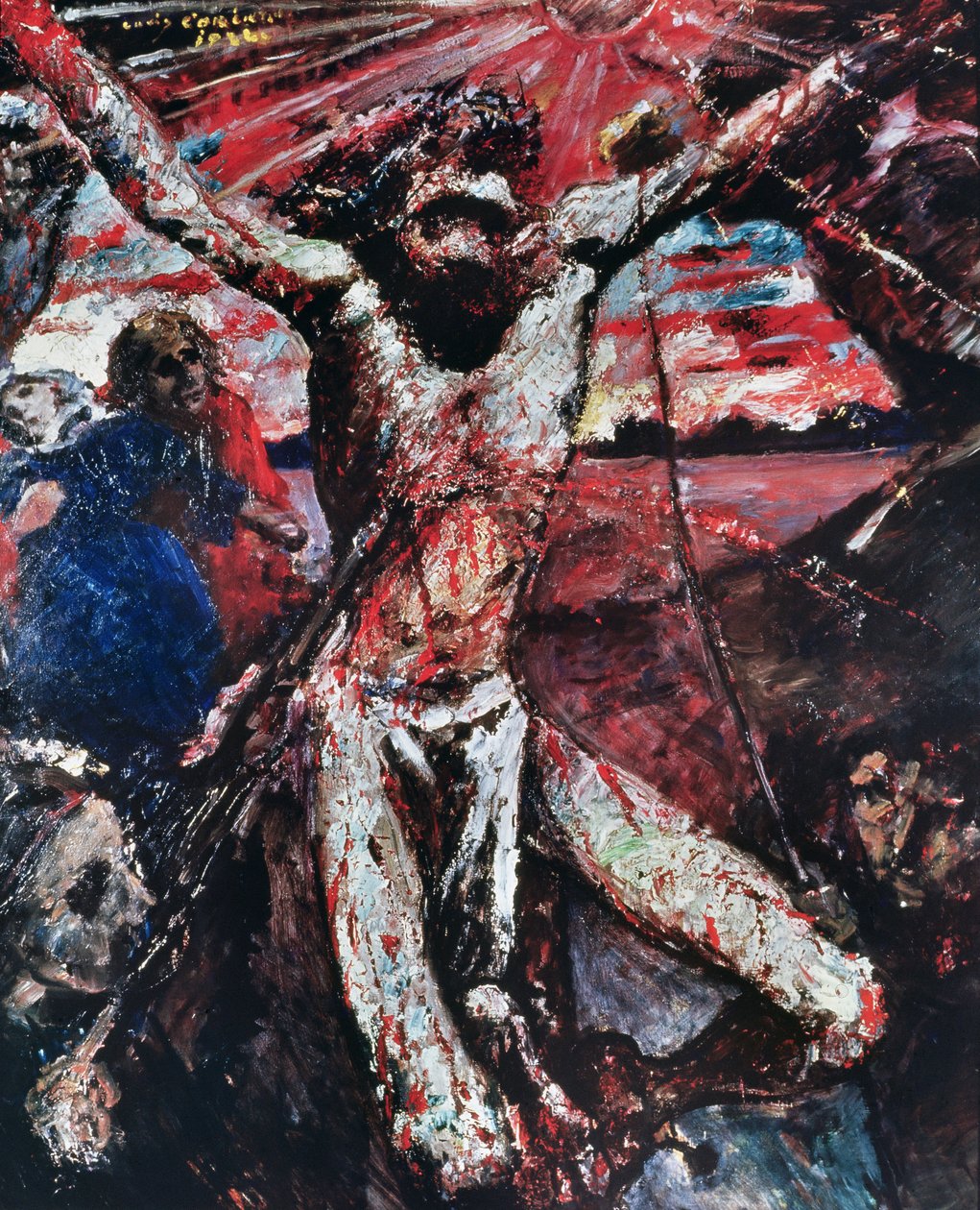 Den röde Kristus, 1922 av Lovis Corinth