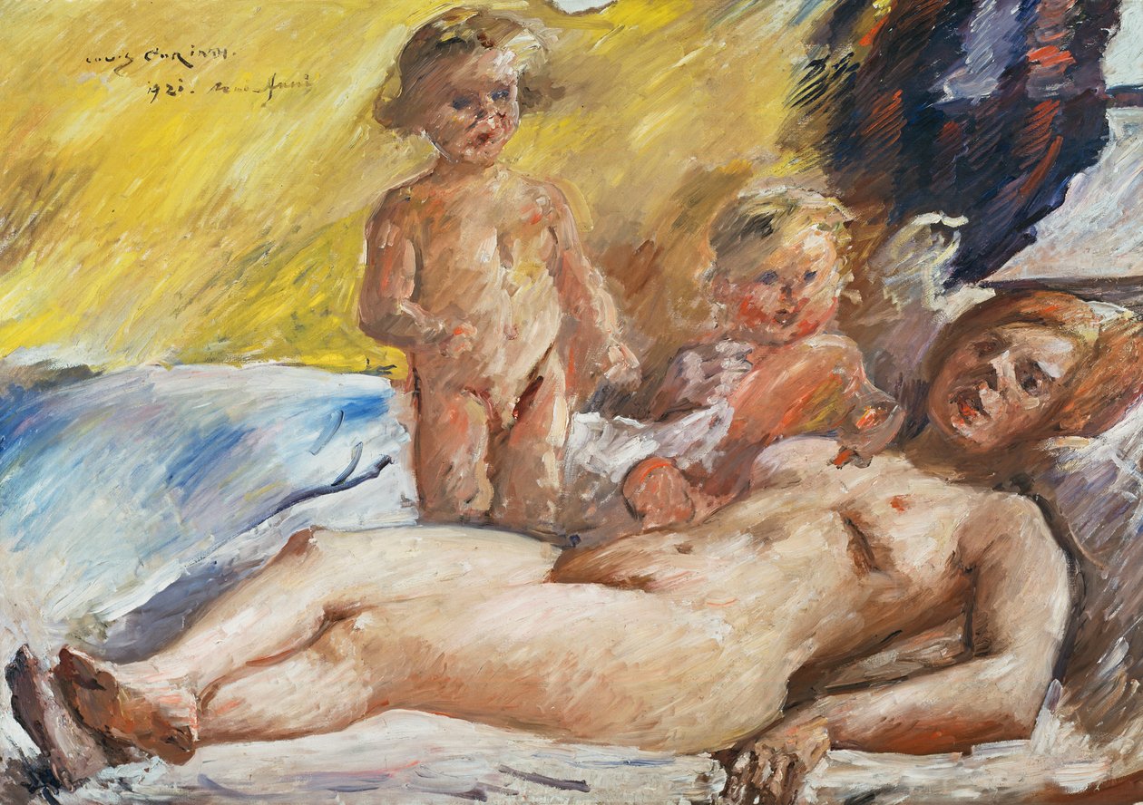 Akt mit Putten av Lovis Corinth
