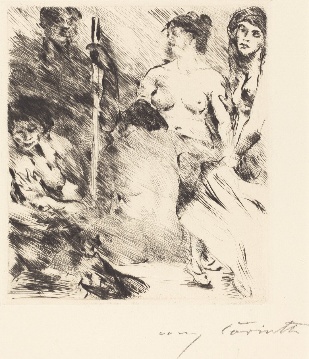Der Harem (Harem) av Lovis Corinth