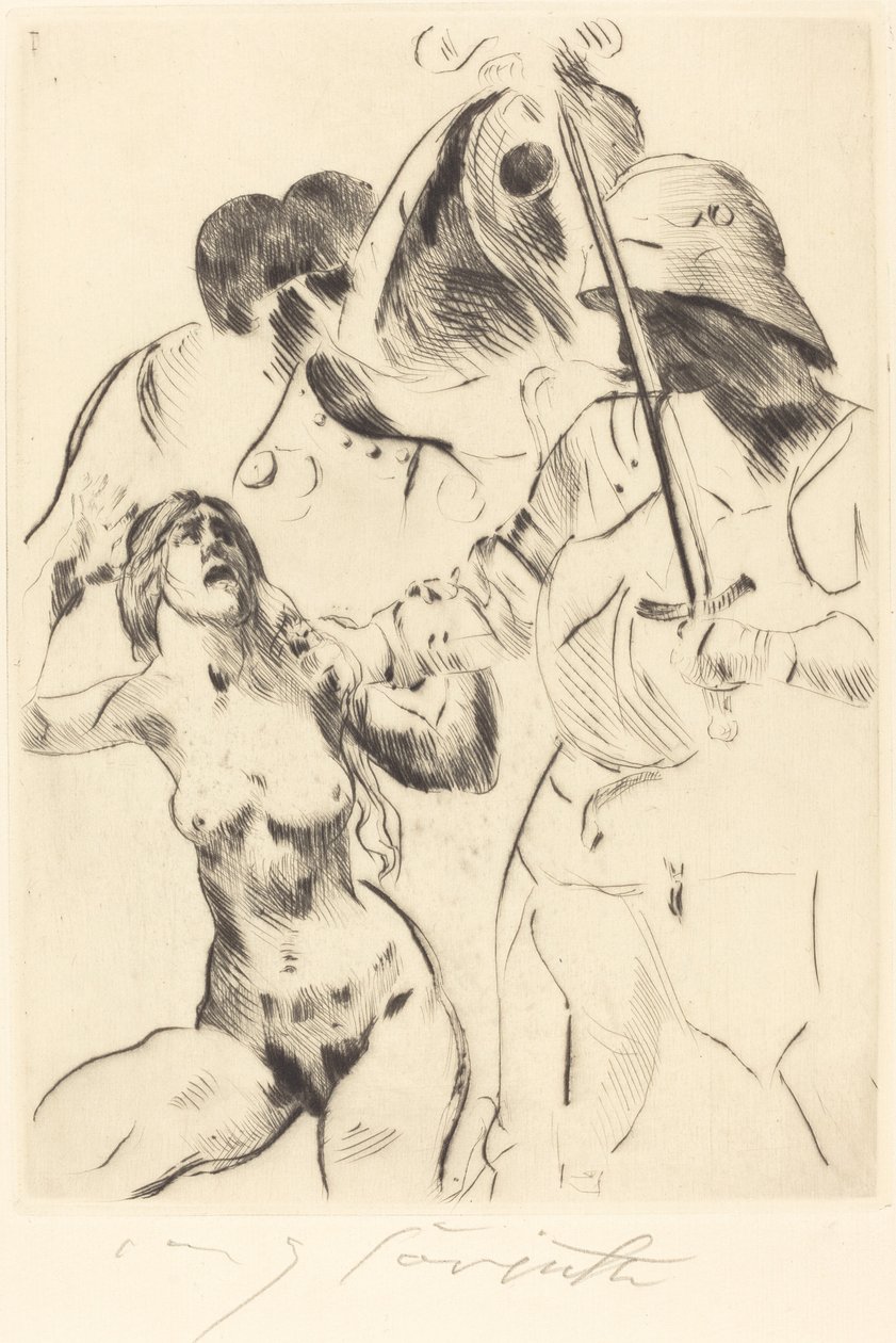 Woman Abduction III (Abduction III) av Lovis Corinth