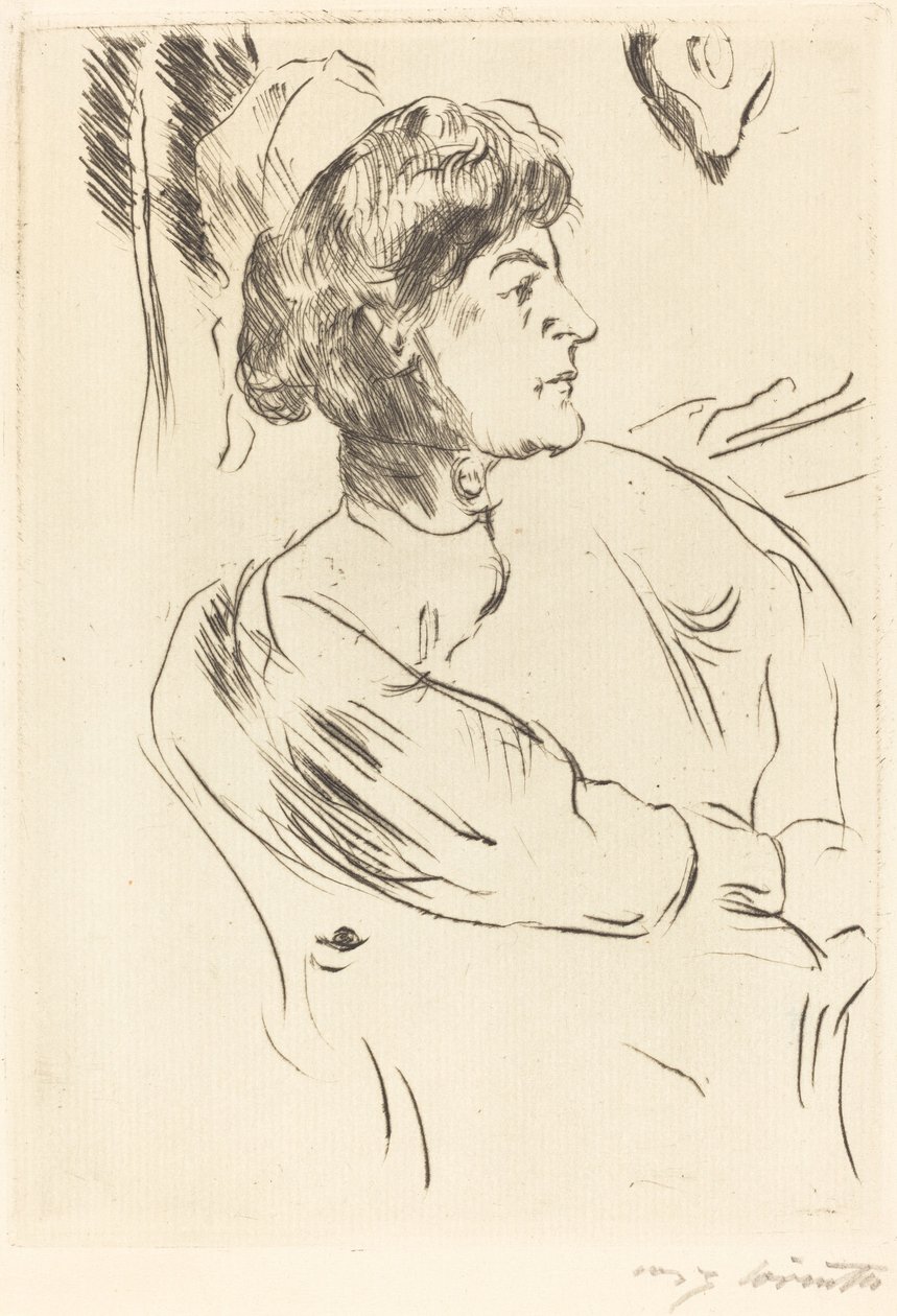sjuksköterska av Lovis Corinth