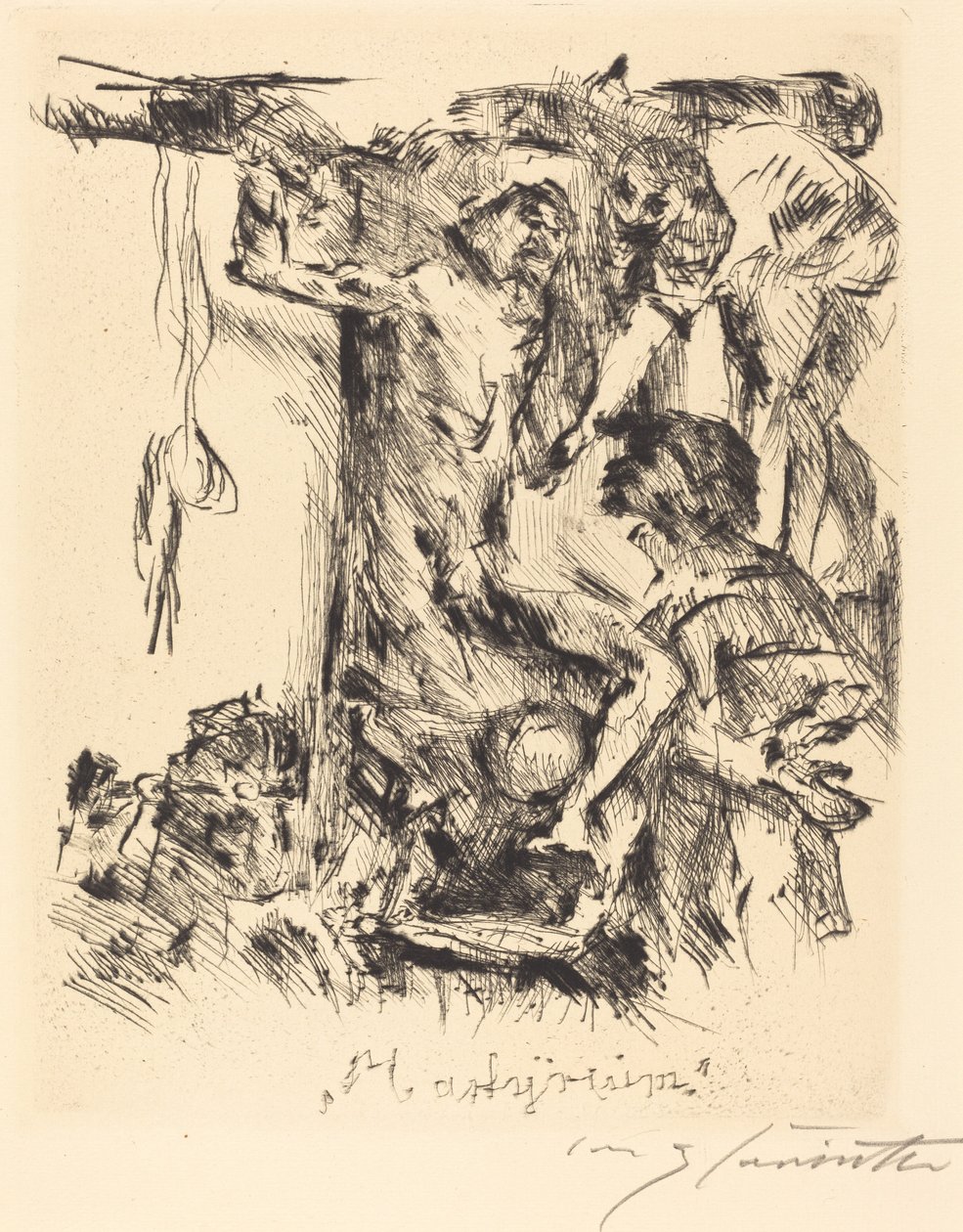 Martyrskap Martyrskap, 1921. av Lovis Corinth