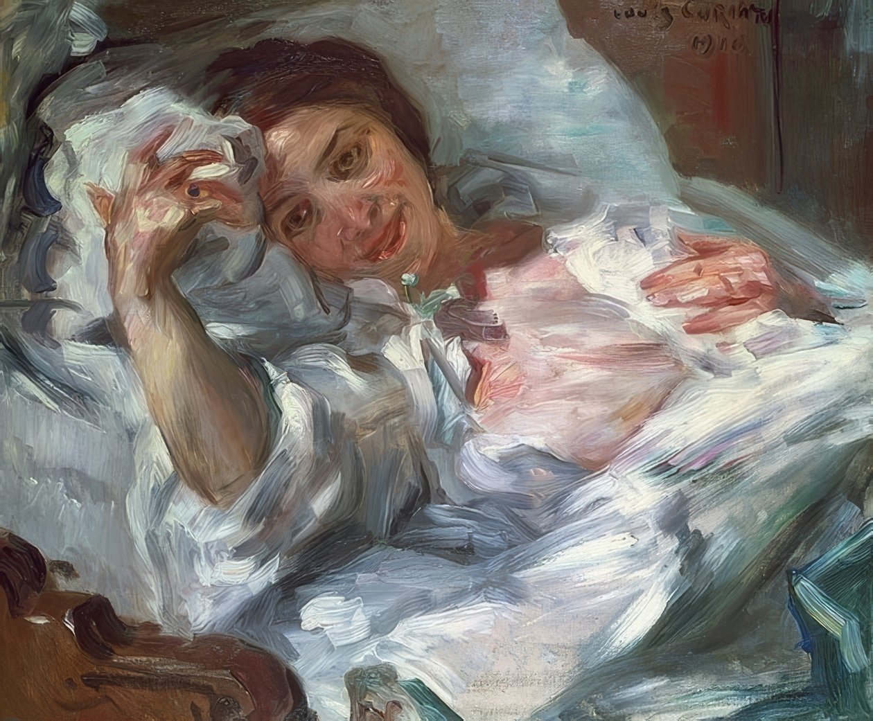 Morgensonne. 1910 av Lovis Corinth
