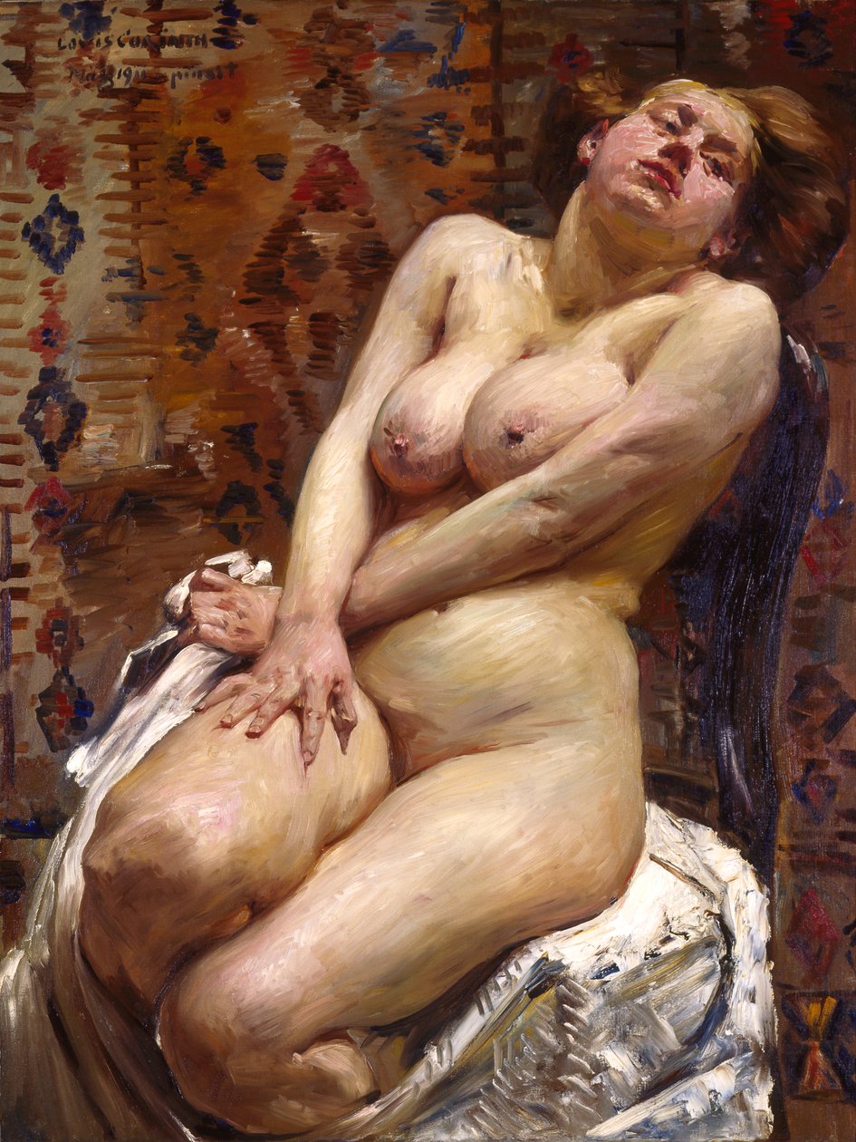 Nana, naken kvinna av Lovis Corinth
