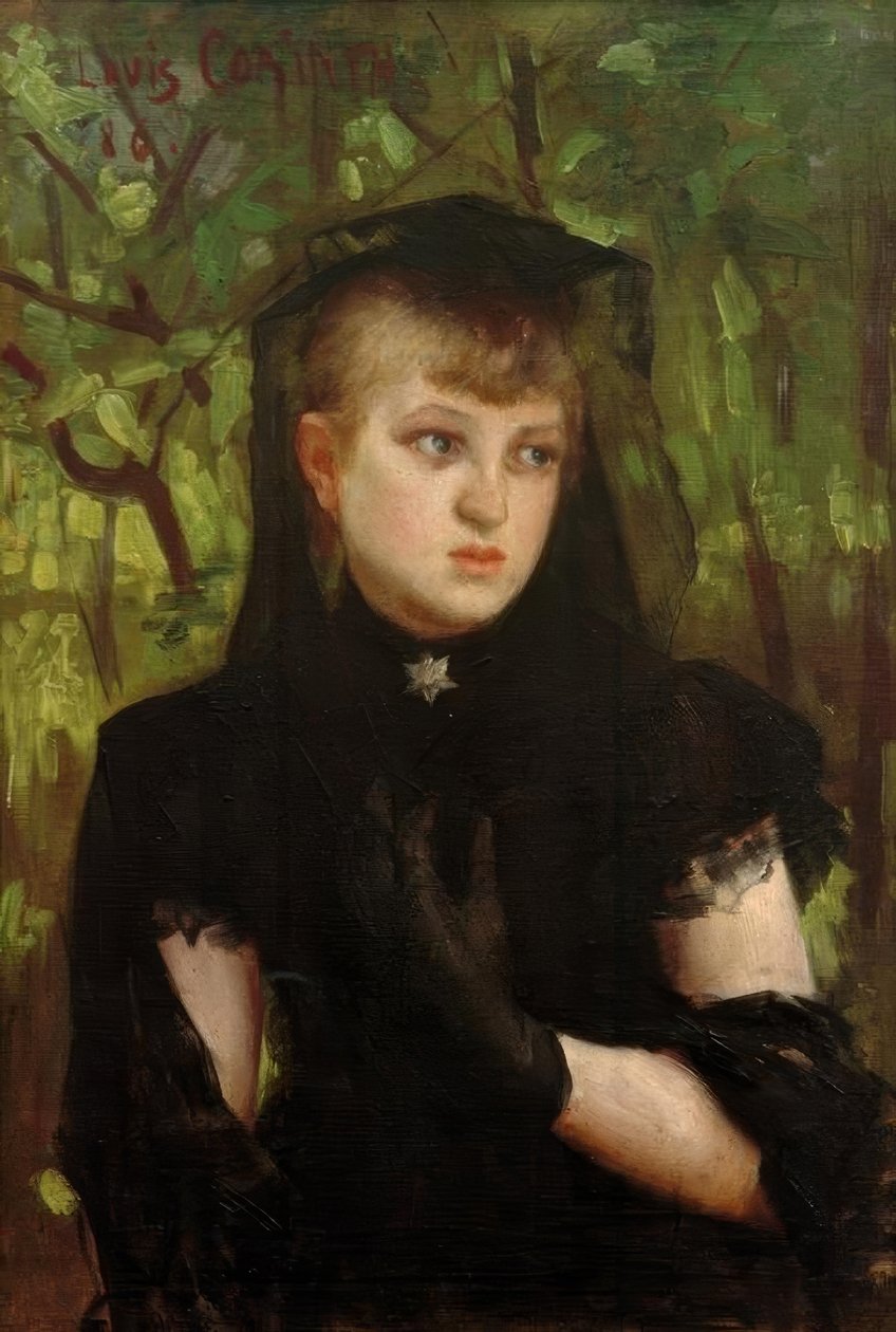 Porträtt av fru Behn av Lovis Corinth