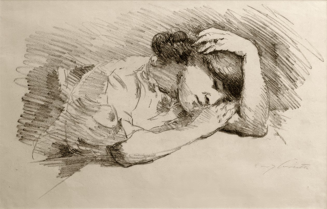 Sovande av Lovis Corinth